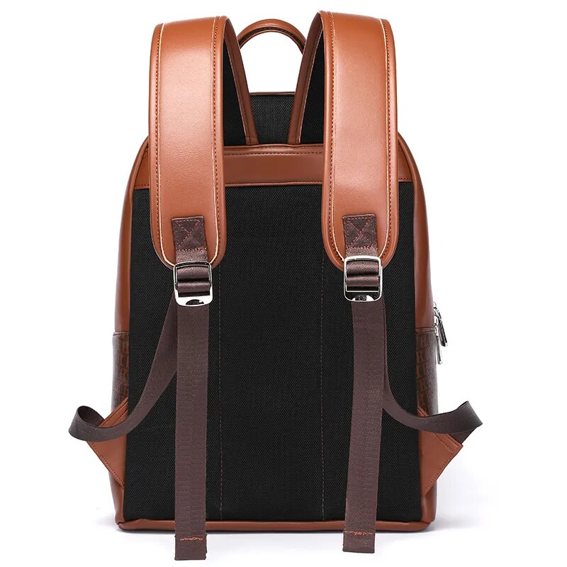 Mochila Escolar Masculina Casual de Couro - CityBag