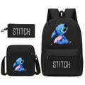 Kit Escolar Lilo & Stitch 3 em 1: Mochila, Bolsa de ombro e Estojo