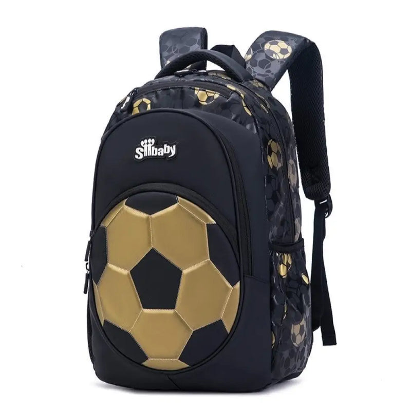 Mochila Escolar Bola de Futebol - Impermeável
