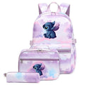 Mochila Escolar Feminina Infantil com Lancheira e Estojo Kit 3 Peças