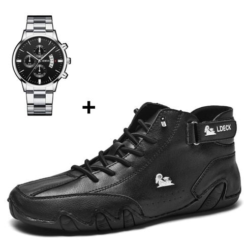 Bota masculina LDeck + Relógio de Brinde