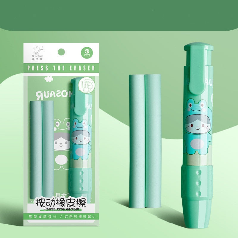 Lápis de Borracha Tema Infantil + 2 Refil
